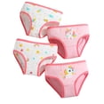 thumbnail image 1 of Beilxfa 4 Pack Girls Briefs Underwear Toddler Soft Breathable Graphic Underpants Elastic Cotton Kids Panties 2-12 Years, 1 of 5