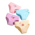 thumbnail image 1 of Beilxfa 4 Pack Girls Briefs Underwear Toddler Soft Breathable Graphic Underpants Elastic Cotton Kids Panties 2-12 Years, 1 of 5