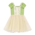 thumbnail image 1 of Beilxfa Princess Fancy Tulle Dress For Toddler Girls Bubble Sleeve Tutu Dress Birthday Halloween Christmas Party Dresses 2-7Y, 1 of 7
