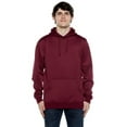 thumbnail image 1 of Beimar Drop Ship Unisex 9 oz. Polyester Air Layer Tech Pullover Hooded Sweatshirt - MAROON - 2XL, 1 of 3