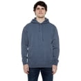 thumbnail image 1 of Beimar Drop Ship Unisex 8.25 oz. 80/20 Cotton/Poly Pigment-Dyed Hooded Sweatshirt - BLUE - XL, 1 of 3