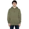 thumbnail image 1 of Beimar Drop Ship Unisex 8.25 oz. 80/20 Cotton/Poly Pigment-Dyed Hooded Sweatshirt - OLIVE - 2XL, 1 of 3