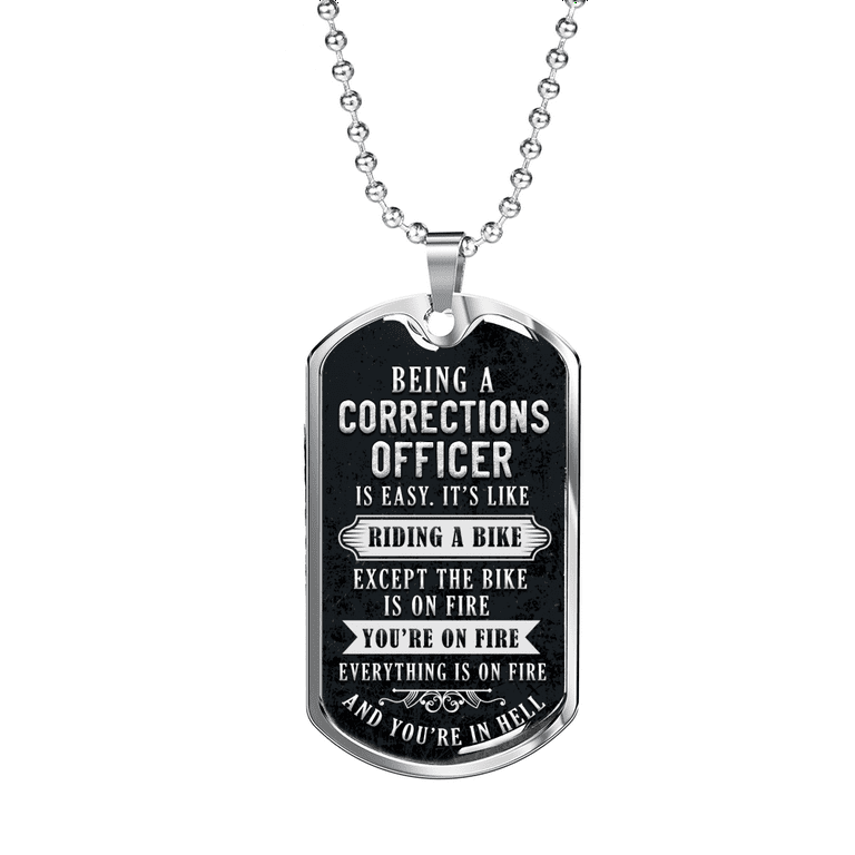 Correctional officer dog tags sale