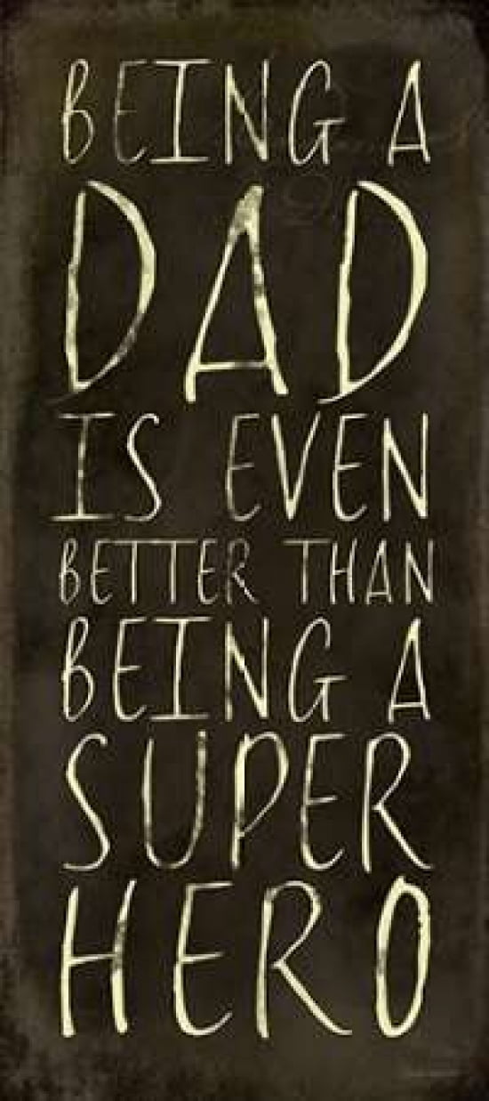 Being A Dad Canvas Art - Stephanie Marrott (24 x 48)