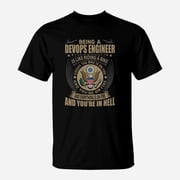 Being A Devops Engineer Is Like Riding A Bike TShirt