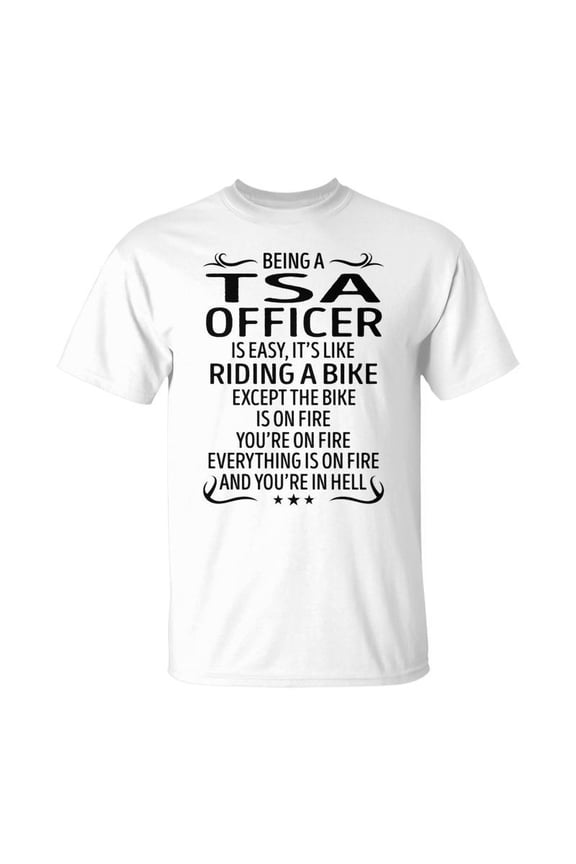 Being A Tsa Officer Like Riding A Bike TShirt