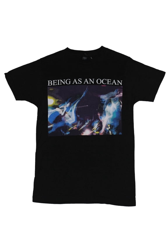 Mens T-Shirt -Ghostly Light Trailed Box Photo Image (X-Small)