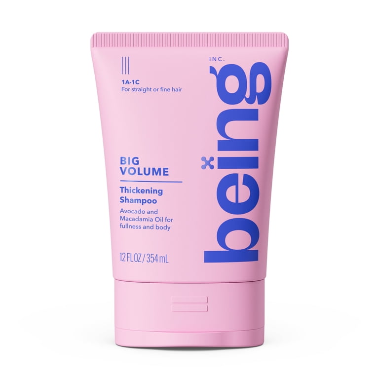 BEING, Thickening Shampoo, 354mL, with Avocado & Macadamia Oil