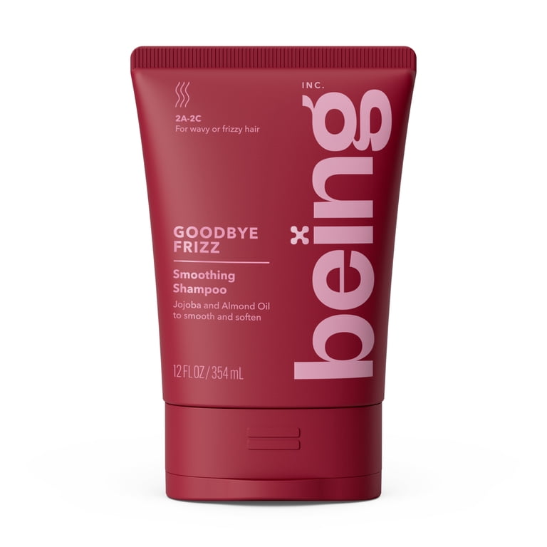 BEING INC BYE BYE FRIZZ Smoothing Shampoo, Jojoba and Almond Oil
