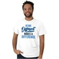 thumbnail image 1 of Being Different Makes a Difference Men's Graphic T Shirt Tees Brisco Brands M, 1 of 6