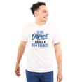thumbnail image 1 of Being Different Makes a Difference Plus Size Crewneck Graphic Tee Shirt Brisco Brands 3X, 1 of 5