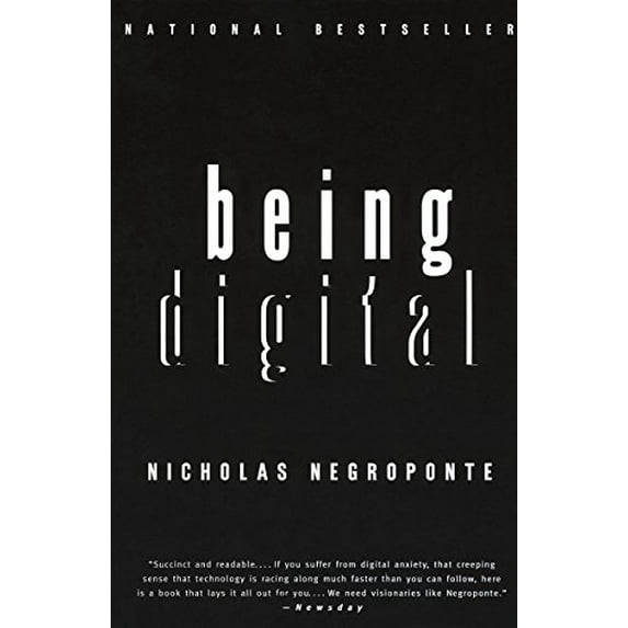 Pre-Owned Being Digital Paperback Nicholas Negroponte