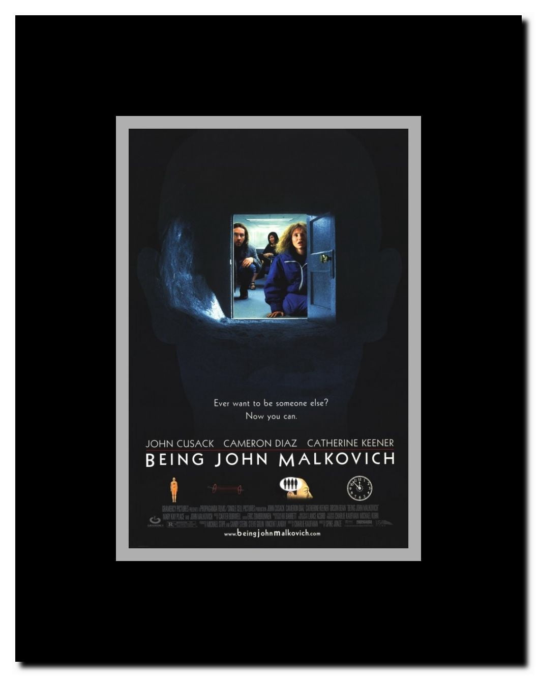Being John Malkovich Framed Movie Poster
