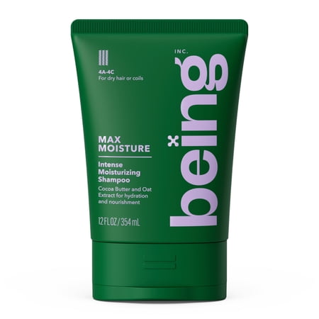 being MAX MOISTURE Intense Moisturizing Shampoo with Cocoa Butter and Oat Extract 354mL
