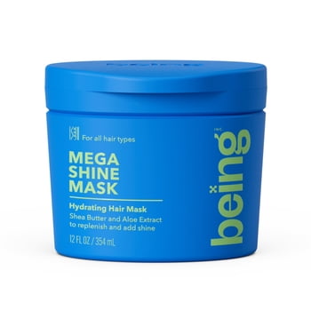 being MEGA SHINE Hydrating Hair Mask with Shea Butter and Aloe extract 354mL