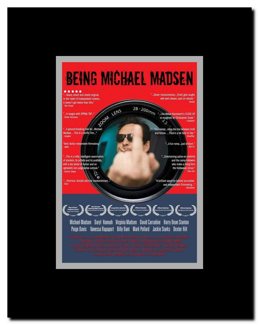 Being Michael Madsen Framed Movie Poster