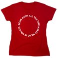 thumbnail image 1 of Being Right All The Time Makes Me Go In Circles Sarcastic Humor Novelty Funny Women's Casual Tees, 1 of 3
