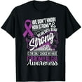 thumbnail image 1 of Being Strong Is The Only Choice Fibromyalgia Awareness Gift T-Shirt, 1 of 3