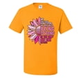 thumbnail image 1 of Being Strong Is The Only Choice We Have Breast Cancer Awareness Pink Flower Mens T-shirts , Gold, Medium, 1 of 5