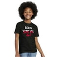 thumbnail image 1 of Being with You Keeps Me Alive Romantic Girls Kids T Shirt Tees Teen Brisco Brands L, 1 of 6
