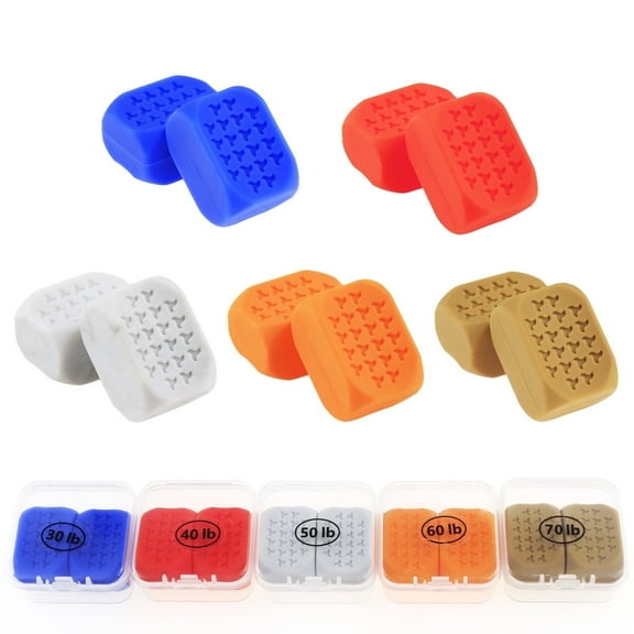 Beinongnuo Multi-Level Jaw Exerciser Kit for Men and Women - 10 Pack, 5 Size