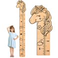 Beinou Growth Chart for Wall Wood Height Chart for Kids Height
