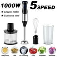 thumbnail image 1 of Beiou 1000 W 5-Speed Blender, Black (5 Count), 1 of 14
