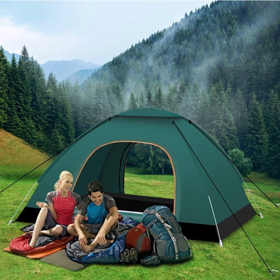 XEENSO 2 Person Instant Automatic Pop up Camping Tent,  Waterproof Windproof and UV Protection, Lightweight Outdoor Tent for Backpacking, Hiking, or Beach