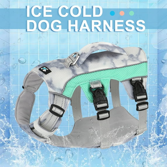 Beirui Cooling Dog Harness Reflective Adjustable with Handle Ice Cold Vest S M L XL