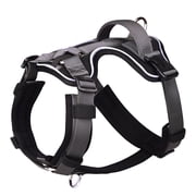 Beirui Reflective No Pull Dog Harness Soft Padded Adjustable Training Vest With Handle & 2 Leash Clips