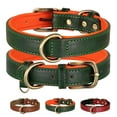 thumbnail image 1 of Beirui Soft Padded Leather Dog Collar Adjustable Heavy Duty for Small Medium Large Dogs Durable, 1 of 12
