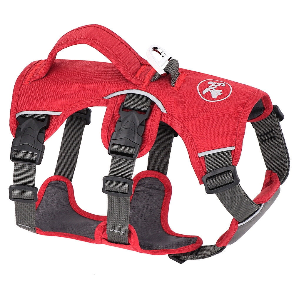 Beirui Strong Nylon Dog Harness with Handle Reflective No Pull Escape Proof Vest Waterproof Adjustable for Medium Large Dogs