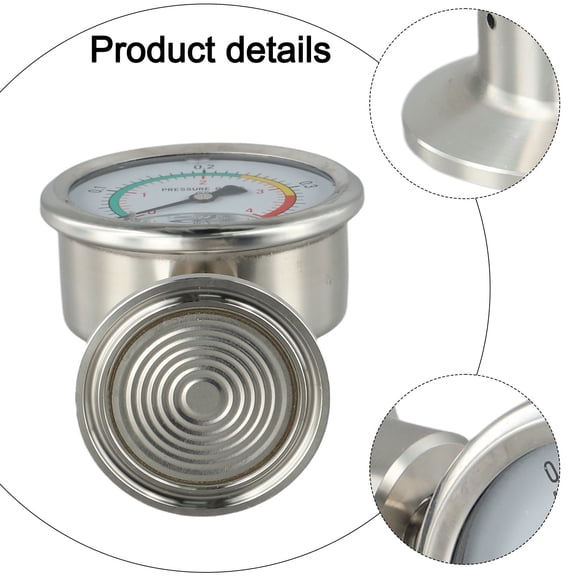 Beisidaer 0-0.4Mpa Manometer 50.5Mm Od Tri Clamp Membrane Pressure Gauge Diaphragm Gauge