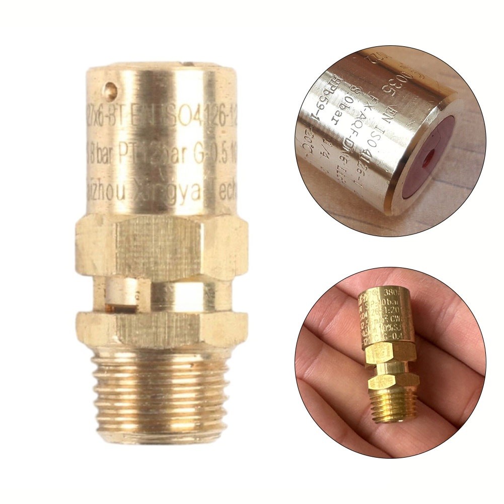 Beisidaer 1/4" BSP 8Bar Air Pressure Safety Relief Valve / For Air Compressor Switch