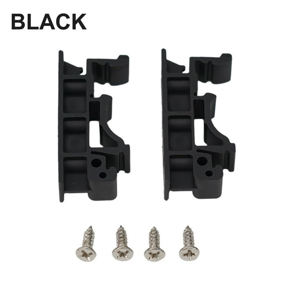Beisidaer 1 Sets PCB DIN C45 Rail Mount Adapter PCB Mount Bracket Clips Mount Holder 35mm,Black