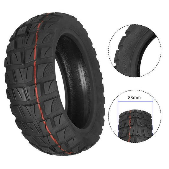 Beisidaer 10 Inch 80/65-6.5 Tubeless Off-Road Tire For Kugoo Electric Scooter 255*80