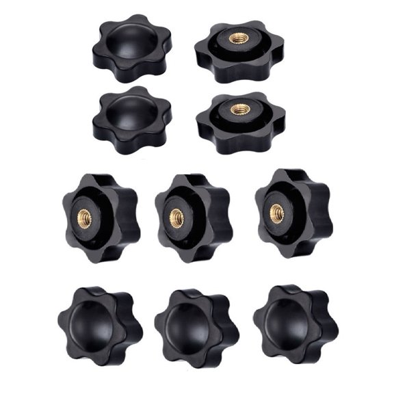 Beisidaer 10Pcs Hand Tight Star Knobs Non Slip Design For Industrial Applications