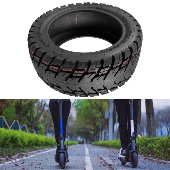 Beisidaer 11Inch 100/65-6.5 Off-Road Vacuum Widen Tire For Dualtron Electric Scooter