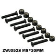 thumbnail image 1 of Beisidaer 16Pcs/Set Replacement Screws+Nuts Four-Wheeled Skateboard Longboard Accessories, 1 of 6