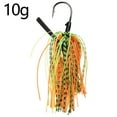 thumbnail image 1 of Beisidaer 1Pcs 7Cm/10G Weedless Football Jig Bait Rubber Skirt Fishing Lure Bass Trout, 1 of 7