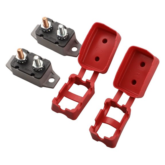 Beisidaer 2 Pack 12V 24V Automatic Reset Circuit Breakers With Mounting Hardware