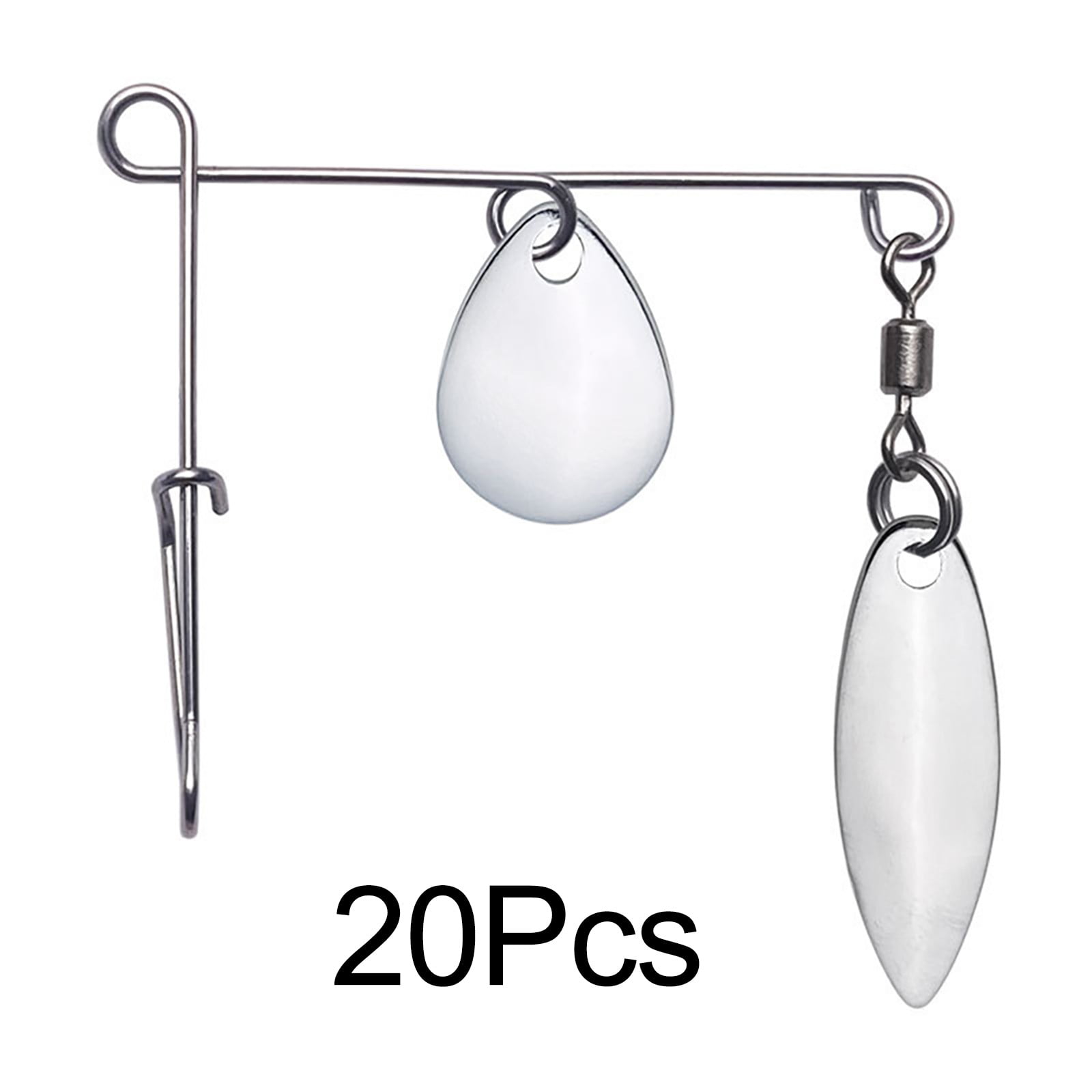 Beisidaer 20 Pcs Diy Accessories For Spinner Spoon Lures Frogs