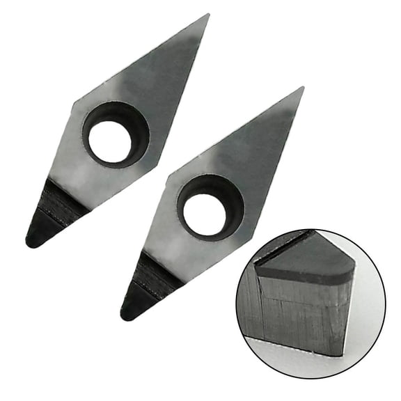 Beisidaer 2Pcs Vcgt160408 Pcd Insert Cutting Tool Cnc Tool Parts For Aluminum