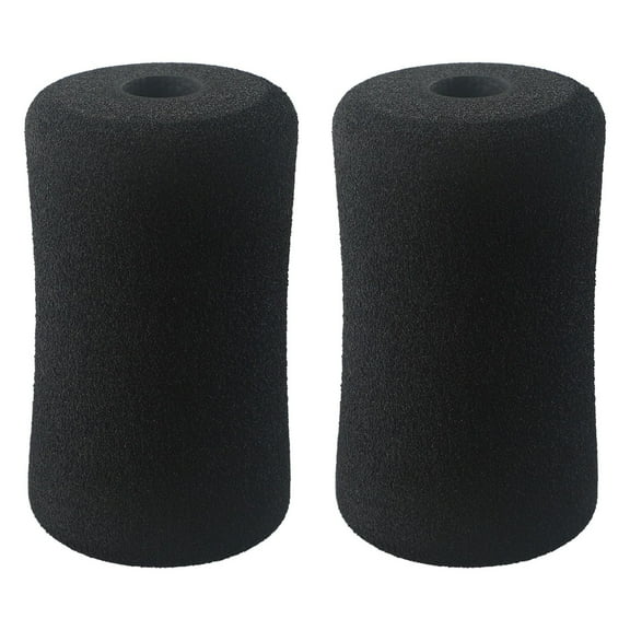 Beisidaer 2pcs Foot Foam Pads Rollers Replacement for Leg Extension for Weight Bench 5.12i