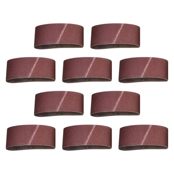 Beisidaer 5pcs Fine Grit Sanding Belt Sandpaper Sander Abrasive 100*560mm 60Grit