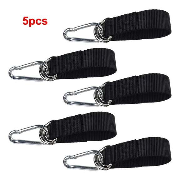 Beisidaer 5pcs Tree Swing Straps Heavy Duty Hook Ring Hanging Belt Gym Extension Belt