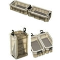 thumbnail image 1 of Beisidaer 6Pcs Small Tackle Box Tackle Organizer Tray With Magnet Fishing Combination Box, 1 of 8