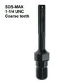 thumbnail image 1 of Beisidaer Core Drill Bit Adapter 1-1/4 UNC Thread Male to SDS-PLUS MAX Shank Conversion, 1 of 5