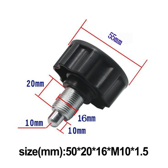 Beisidaer Exercise Bike Fitness Bicycle Pull Pin Spring Knob Locking Pin Screw M16 M 18