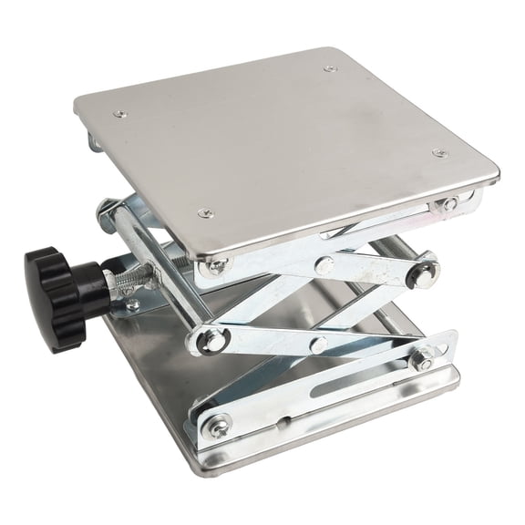 Beisidaer Lab Lifting Platform Support Stand Manual Lab Lift 150×150 Mm Stainless Steel